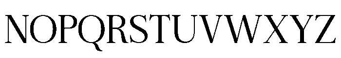 Zafira Serif Light Font UPPERCASE