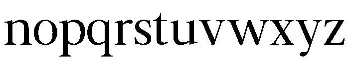 Zafira Serif Light Font LOWERCASE
