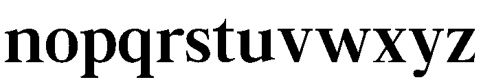 Zafira Serif SemiBold Font LOWERCASE