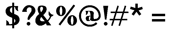 Zagstone Font OTHER CHARS