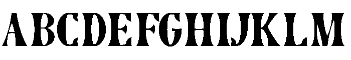 Zagstone Font UPPERCASE