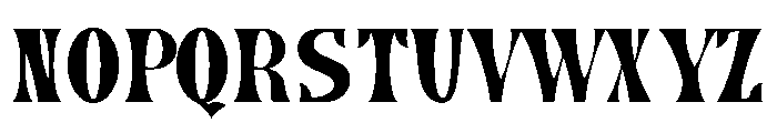 Zagstone Font UPPERCASE