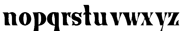 Zagstone Font LOWERCASE