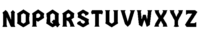 Zahar Regular Font LOWERCASE