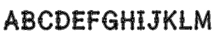 Zahava Regular Font UPPERCASE