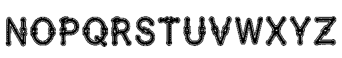 Zahava Regular Font UPPERCASE