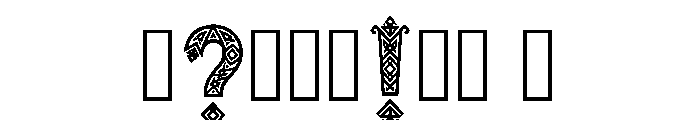 Zahli Regular Font OTHER CHARS