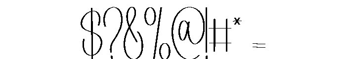 Zahra Collection Font OTHER CHARS