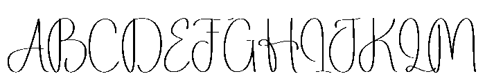 Zahra Collection Font UPPERCASE