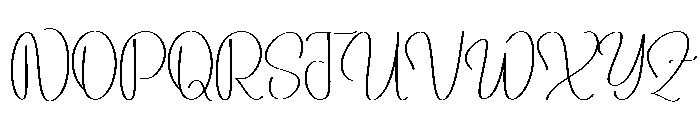 Zahra Collection Font UPPERCASE