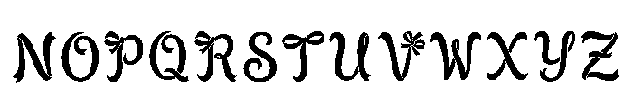 Zahriyah Regular Font UPPERCASE