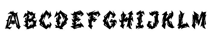Zaiel Regular Font UPPERCASE