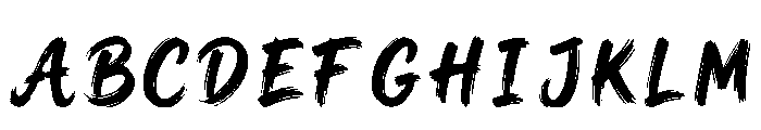 Zaim Regular Font UPPERCASE