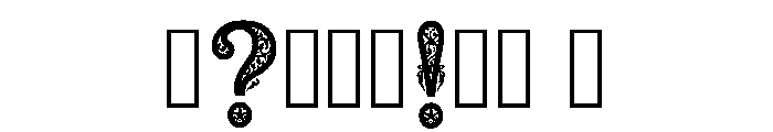 Zaima Regular Font OTHER CHARS