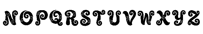 Zainah Regular Font UPPERCASE