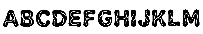 Zainiya Regular Font UPPERCASE