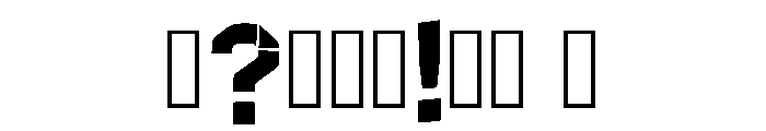 Zaire Regular Font OTHER CHARS
