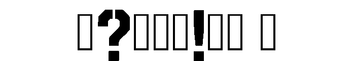 Zaki Regular Font OTHER CHARS
