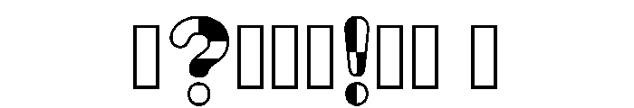 Zakiah Regular Font OTHER CHARS