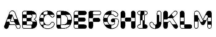 Zakiah Regular Font UPPERCASE