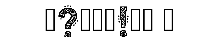 Zaleigh Regular Font OTHER CHARS