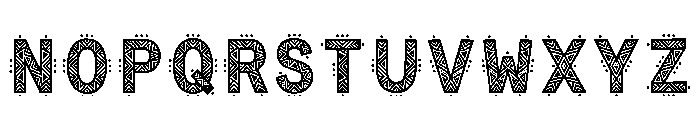 Zaleigh Regular Font UPPERCASE