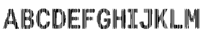 Zalen Regular Font UPPERCASE