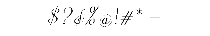 Zalhiga Font OTHER CHARS