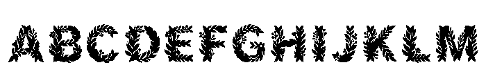 Zalia Regular Font UPPERCASE