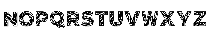 Zaliyah Regular Font UPPERCASE