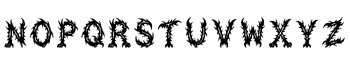 Zalric Regular Font LOWERCASE