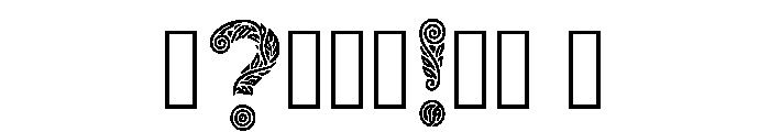 Zamara Regular Font OTHER CHARS