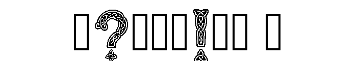 Zambezi Regular Font OTHER CHARS