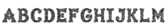 Zambezi Regular Font UPPERCASE