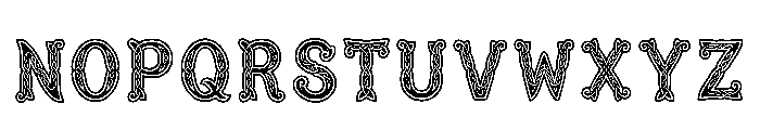Zambezi Regular Font UPPERCASE
