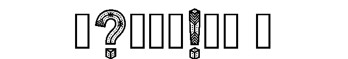 Zameera Regular Font OTHER CHARS