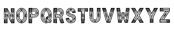 Zameera Regular Font LOWERCASE