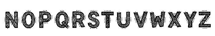 Zamia Regular Font UPPERCASE