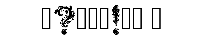 Zamirion Regular Font OTHER CHARS