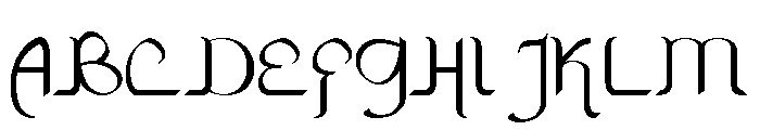 Zamrani Regular Font UPPERCASE