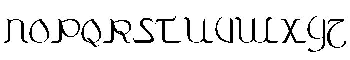 Zamrani Regular Font UPPERCASE