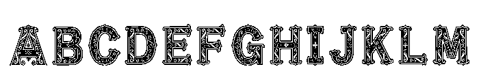 Zamyra Regular Font UPPERCASE