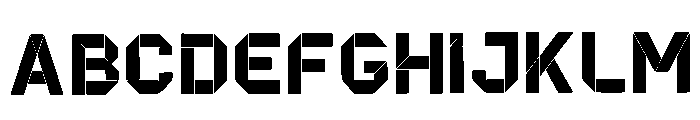 Zanae Regular Font UPPERCASE