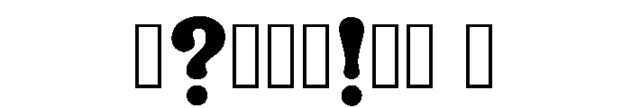 Zanaria Regular Font OTHER CHARS