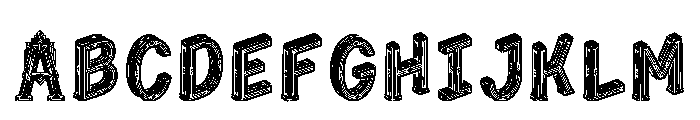 Zander Regular Font UPPERCASE