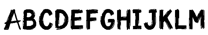 Zane Regular Font UPPERCASE