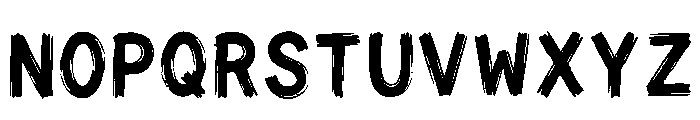 Zane Regular Font UPPERCASE