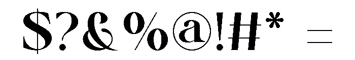Zanela Font OTHER CHARS