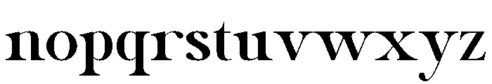 Zanela Font LOWERCASE