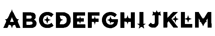 Zania Regular Font UPPERCASE